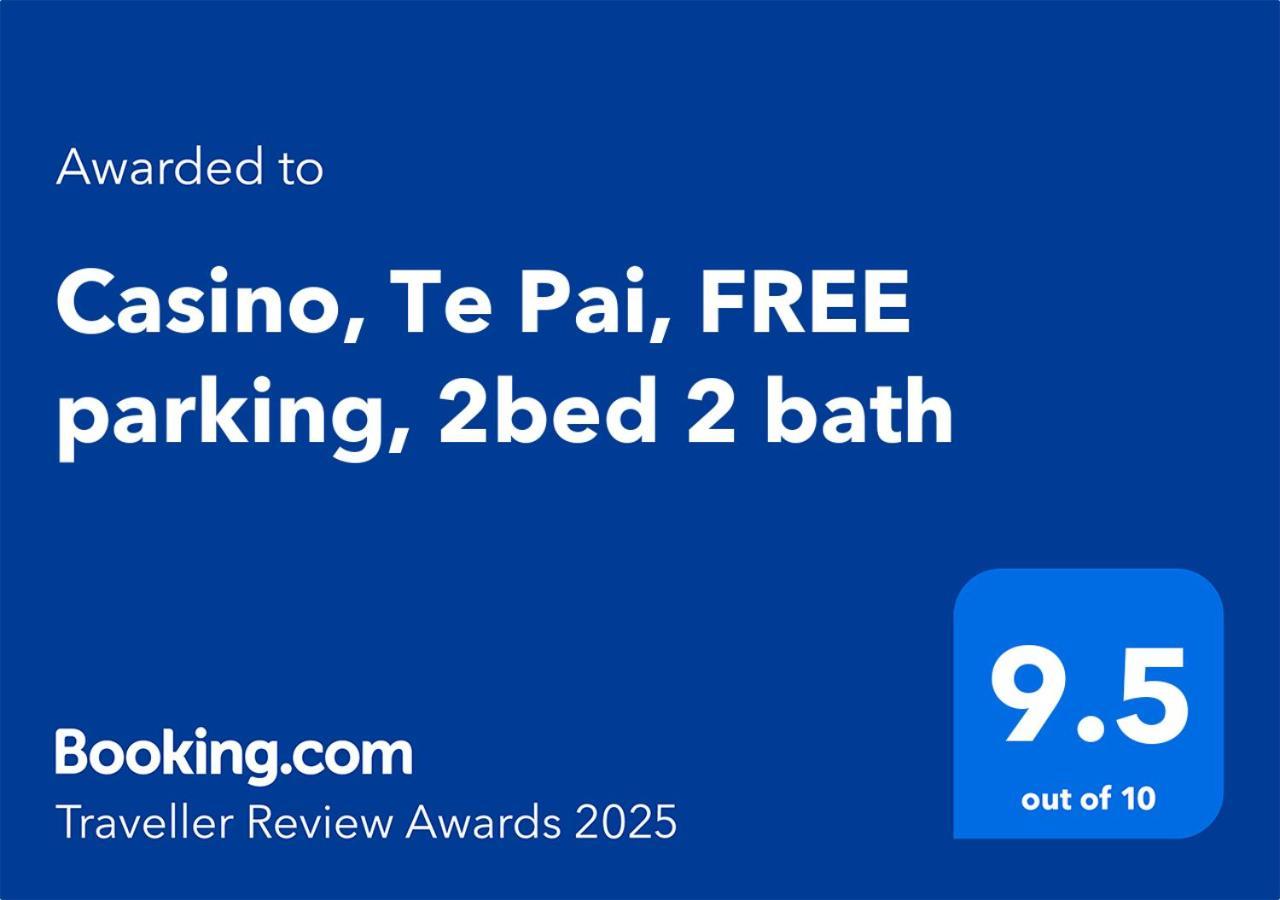 Casino, Te Pai, Free Parking, 2Bed 2 Bath Apartman Christchurch Kültér fotó